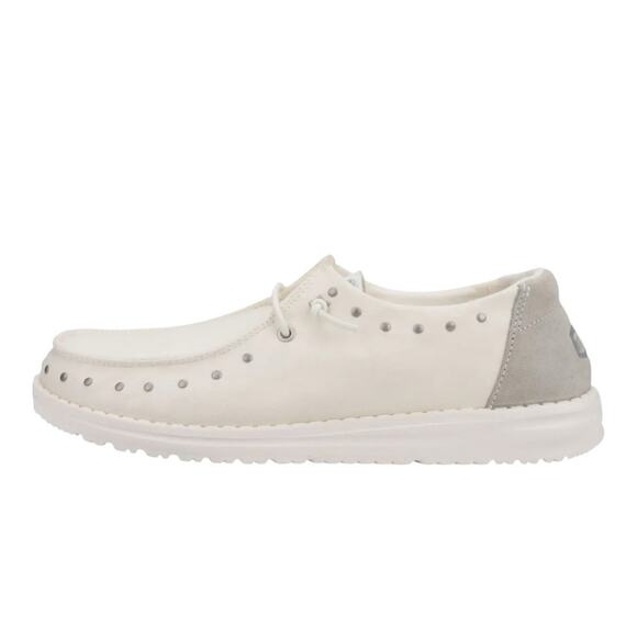 Hey Dude Shoes Womens Size 7 Wendy Star Studded White Comfy Beach Casual NEW - Picture 2 of 15